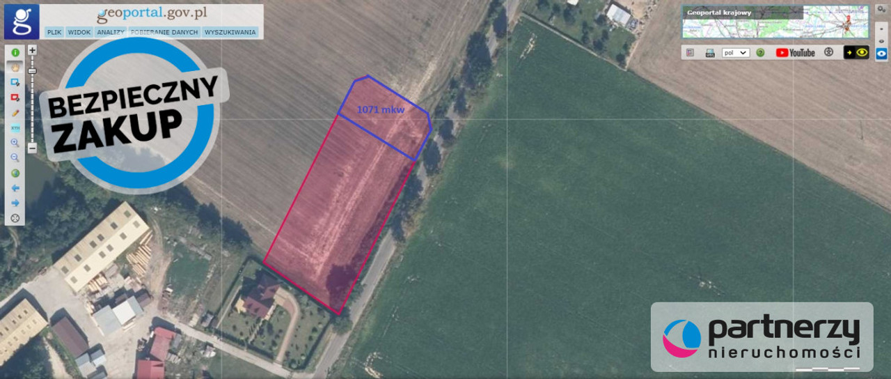 Land Plot for sale, pomorskie gdański , Kasztanowa (Pszczółki, Poland)