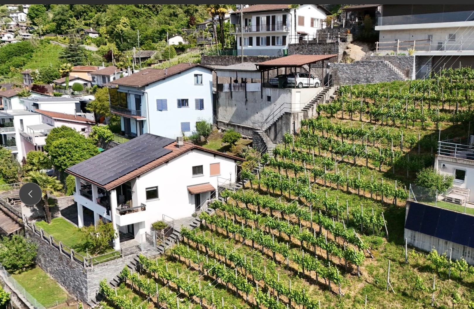 Terreno edificabile con vista panoramica a Gordola