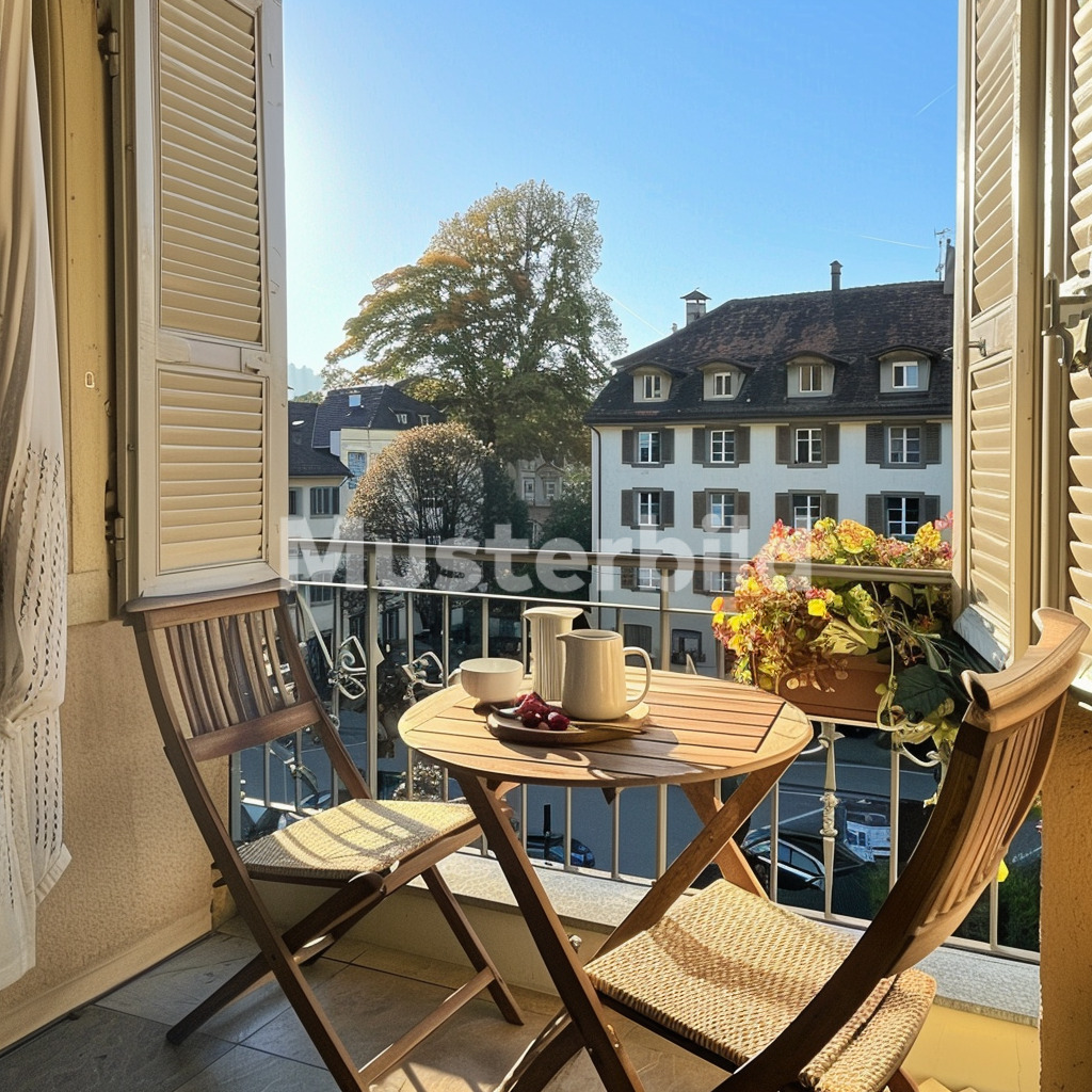 Exchange property: Exclusive 2.5-room Minergie apartment with large terrace in Meilen