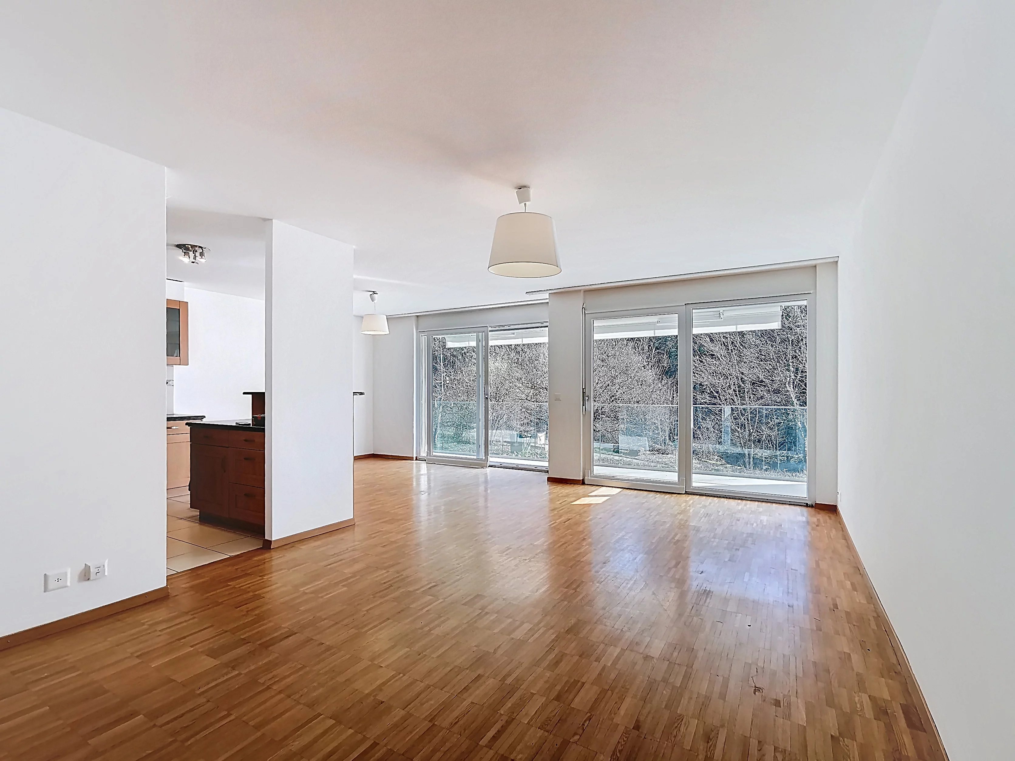 The calm and nature in the city