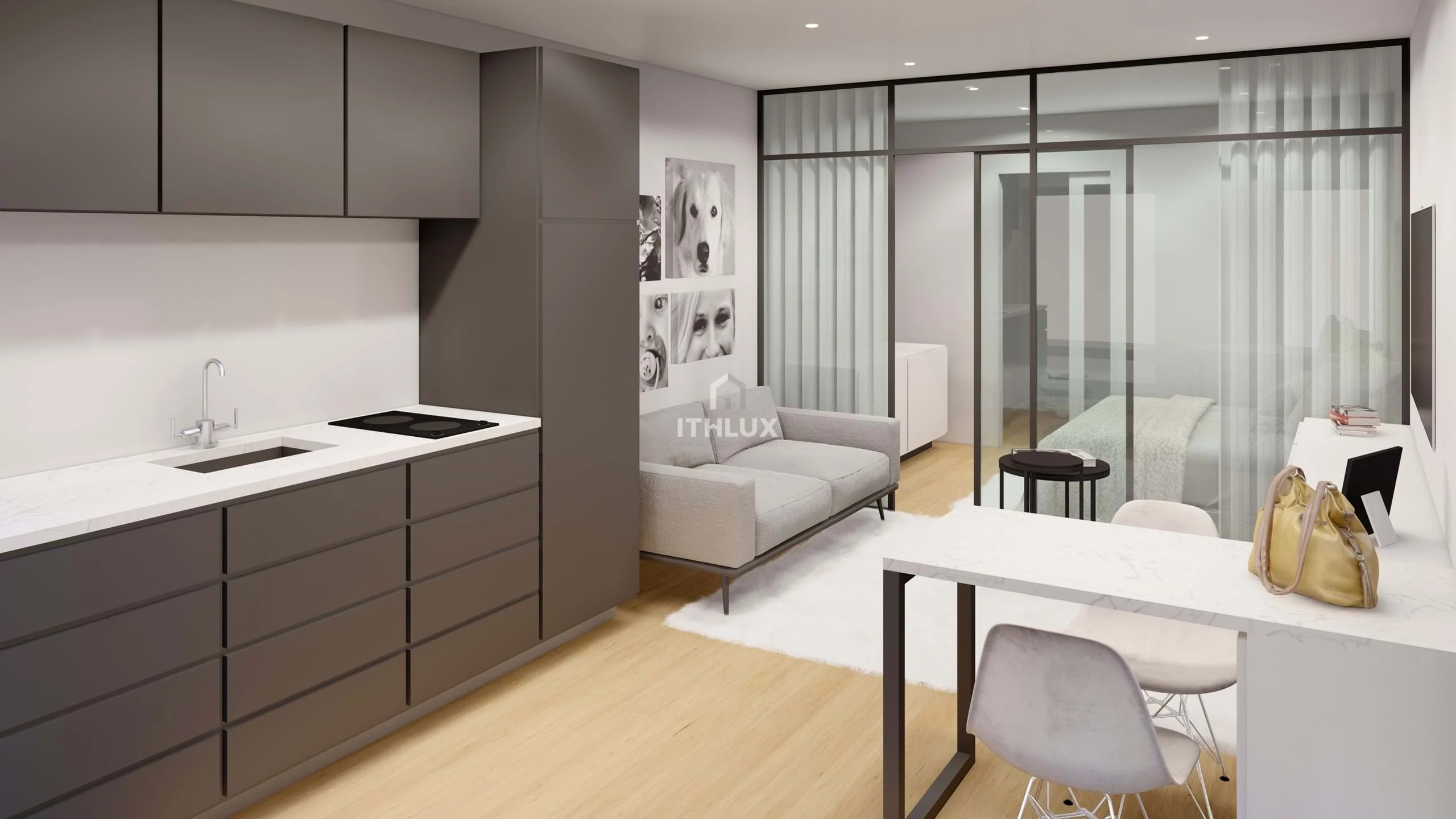 Building with approved project for 5 apartments