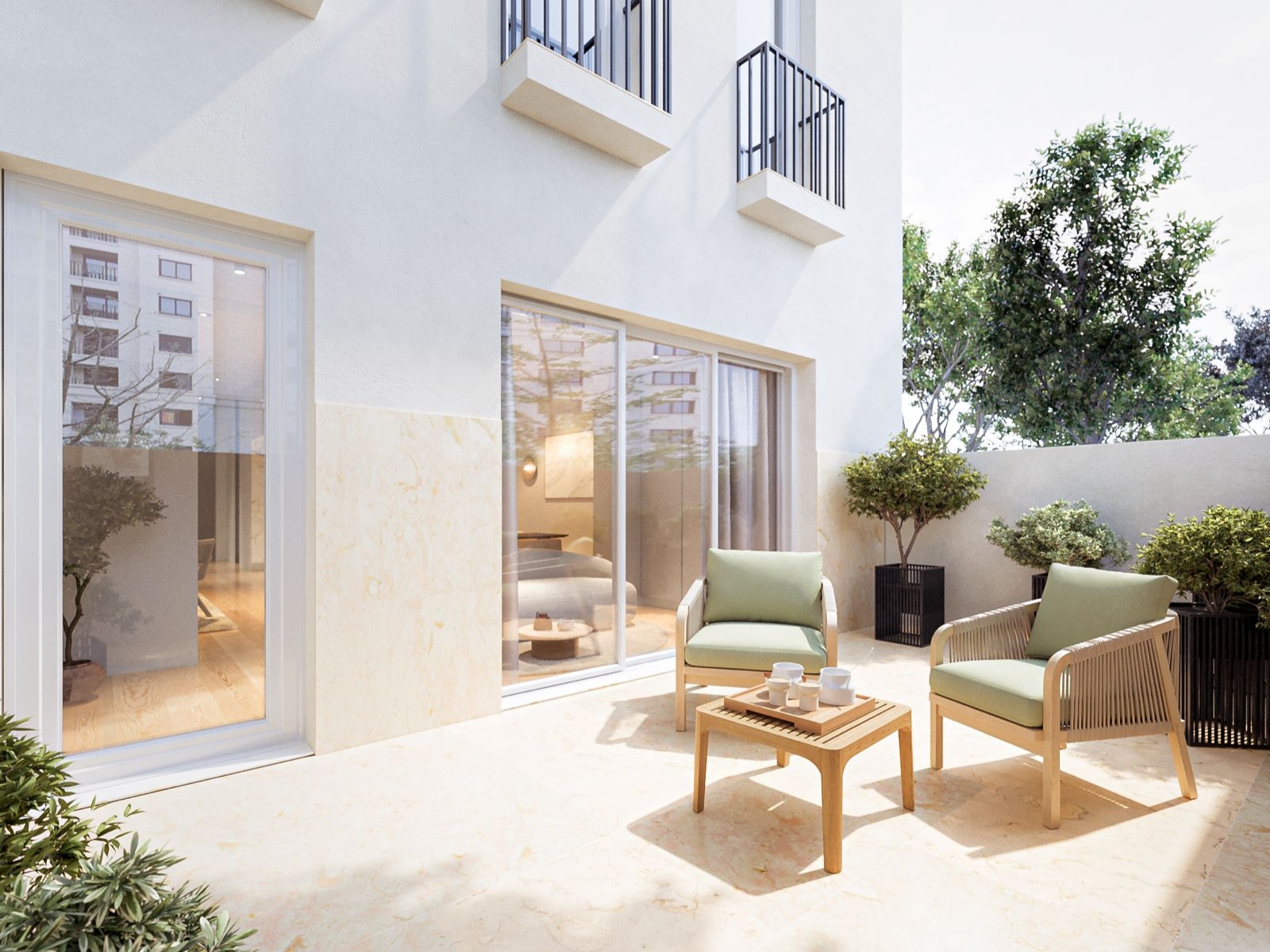 2-bedroom apartment with terrace near Gulbenkian Foundation