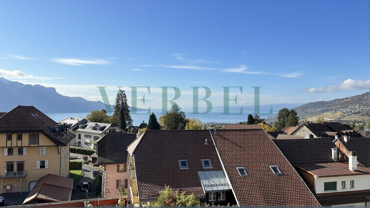 Beautiful 4.5-room apartment with views of the lake and the Alps