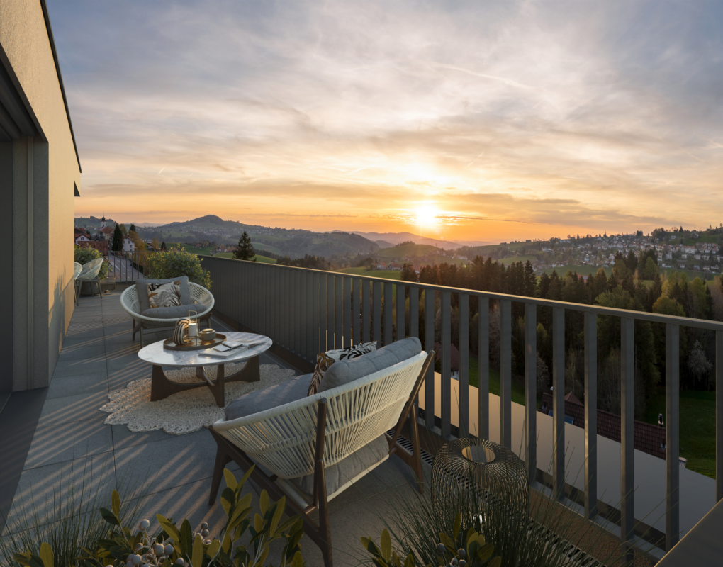 NEW BUILDING - Attic apartment with fantastic views