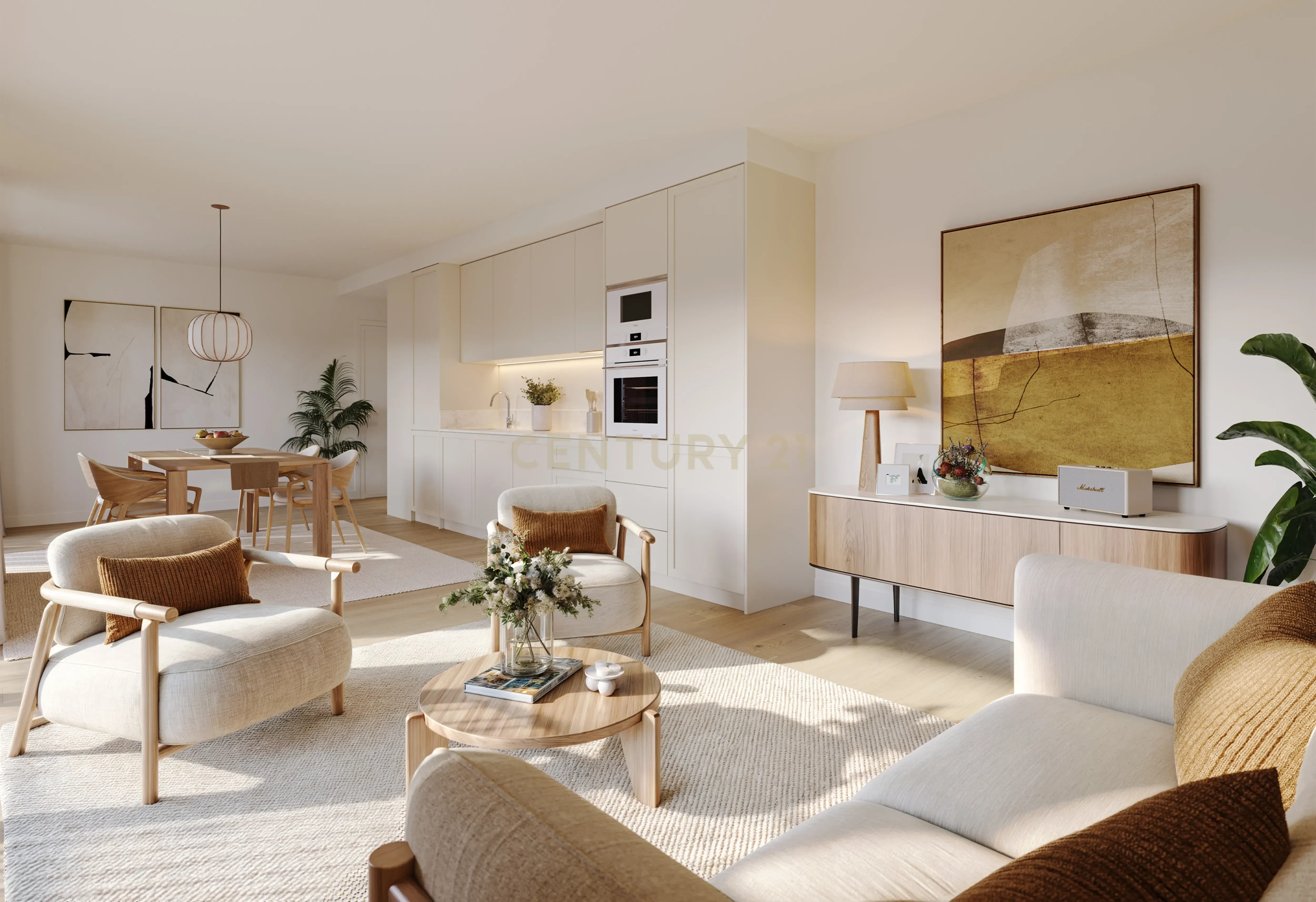 New 2-bedroom apartment in Almada. With a parking space for a car and for bicycles.