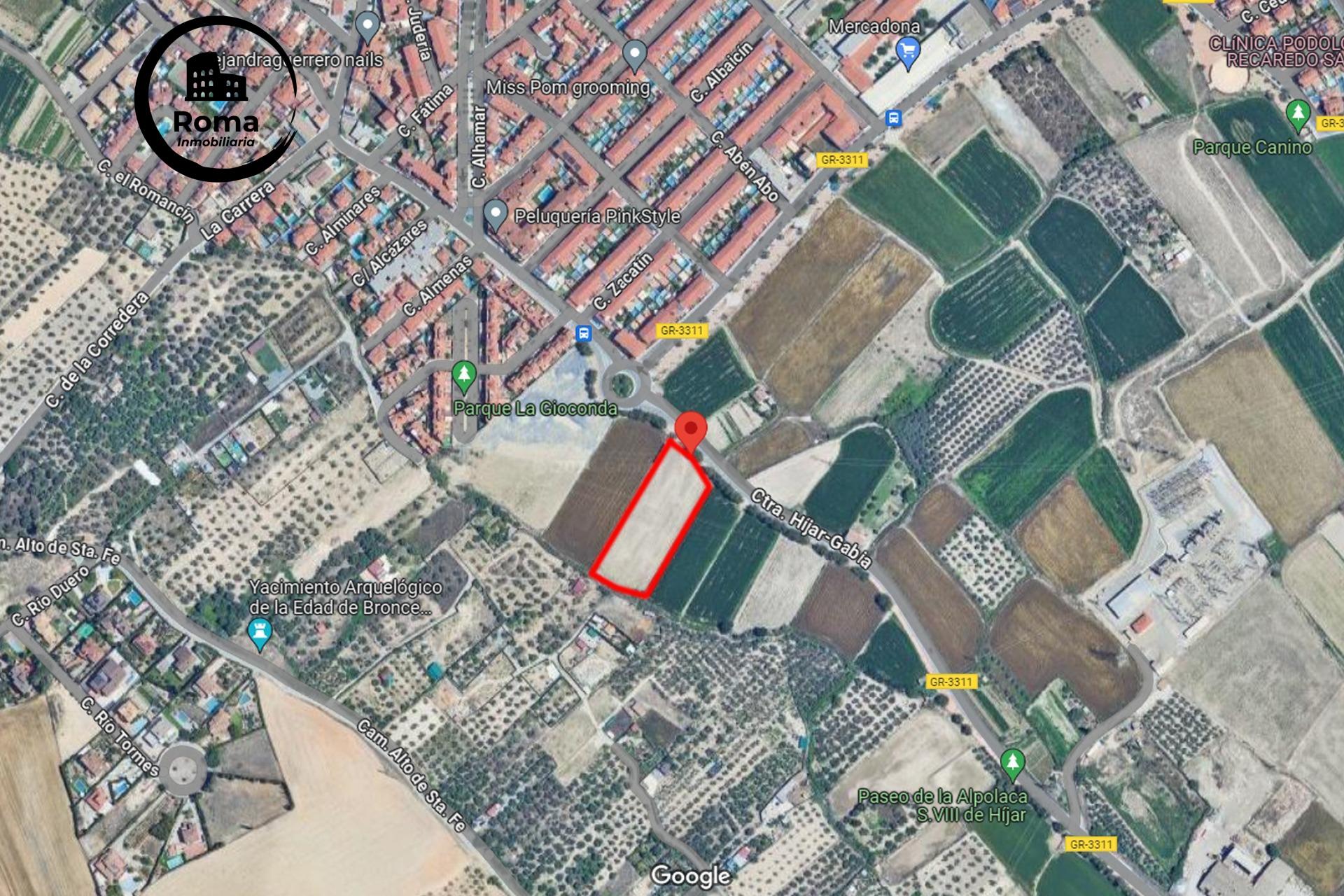 Plot of 5000 meters next to the Hijar market