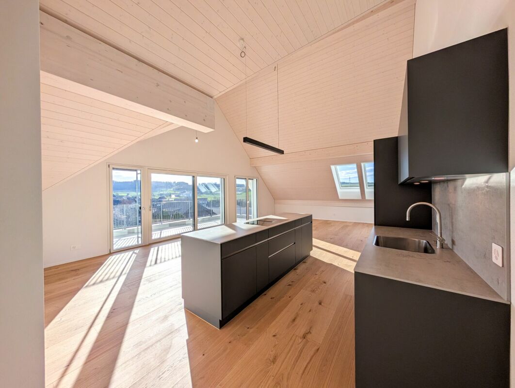 Enjoy the view over the rooftops of Aesch ZH