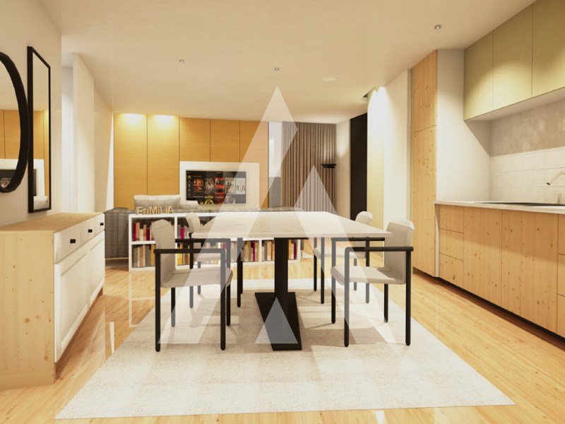 Floor of a 2 bedroom villa under construction in Gafanha da Nazaré!