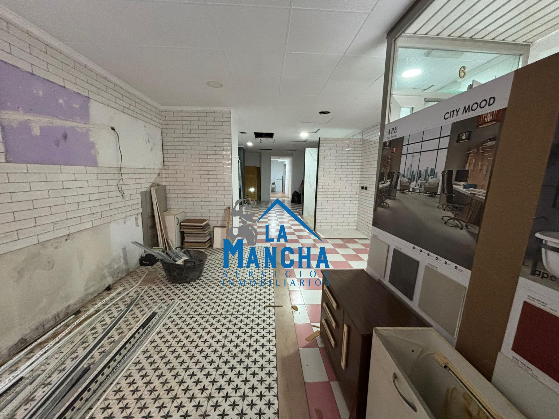 *190.000€* LA MANCHA REAL ESTATE SELLS COMMERCIAL PREMISES IN VILLACERRADA-ALBACETE