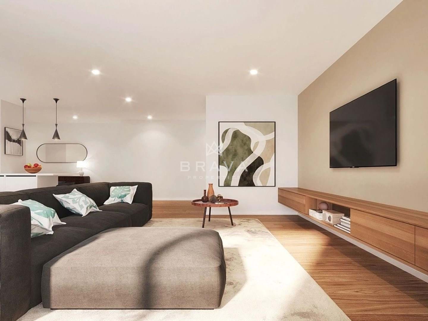 New 2 bedroom apartment with balcony and garage in the center of Almancil