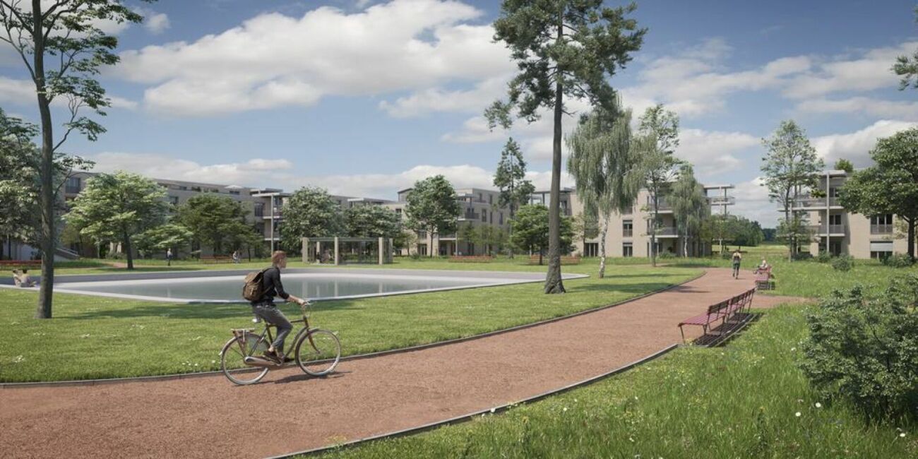 Upscale living with a view over the large park of the Ziegelei-Quartier (E 1.2)