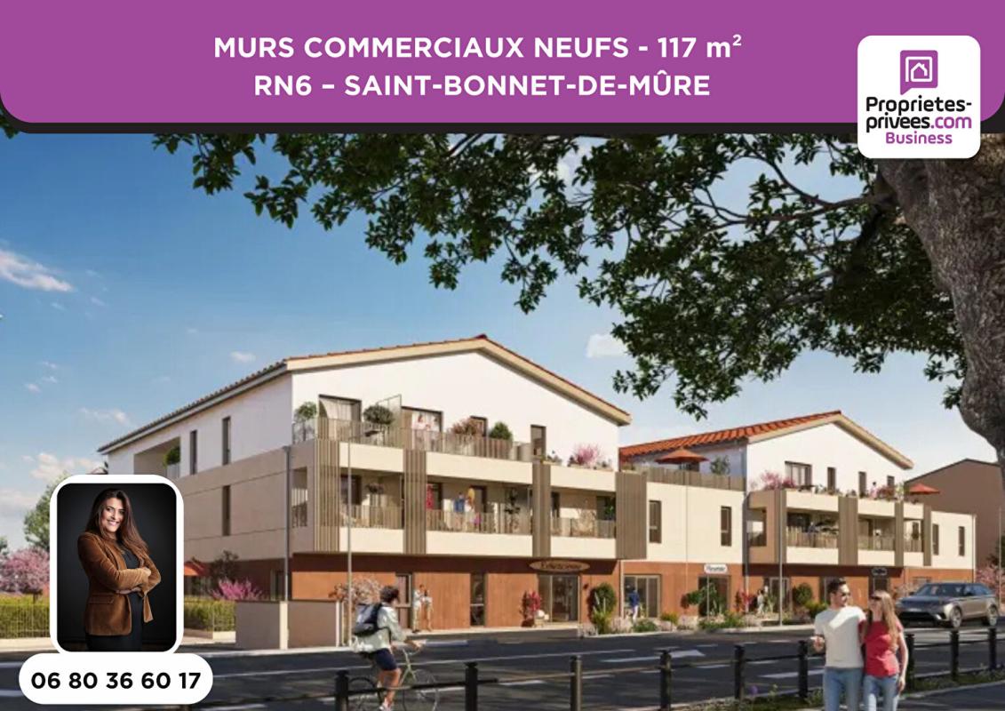 NEW COMMERCIAL WALLS 117 m² - RN6 SAINT-BONNET-DE-MÛRE