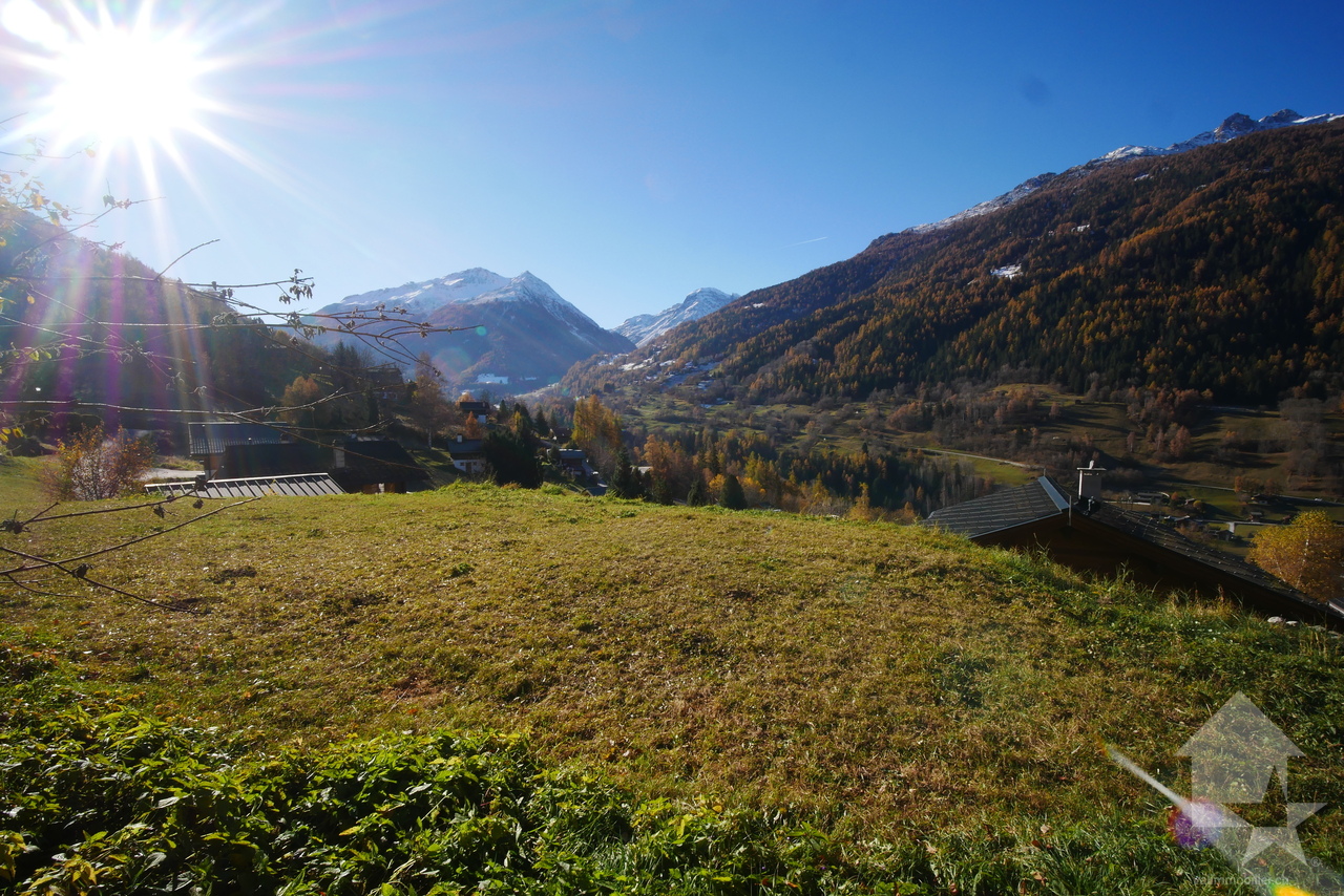 Attractive plot of land in a quiet area near Vissoie (Les Morands)