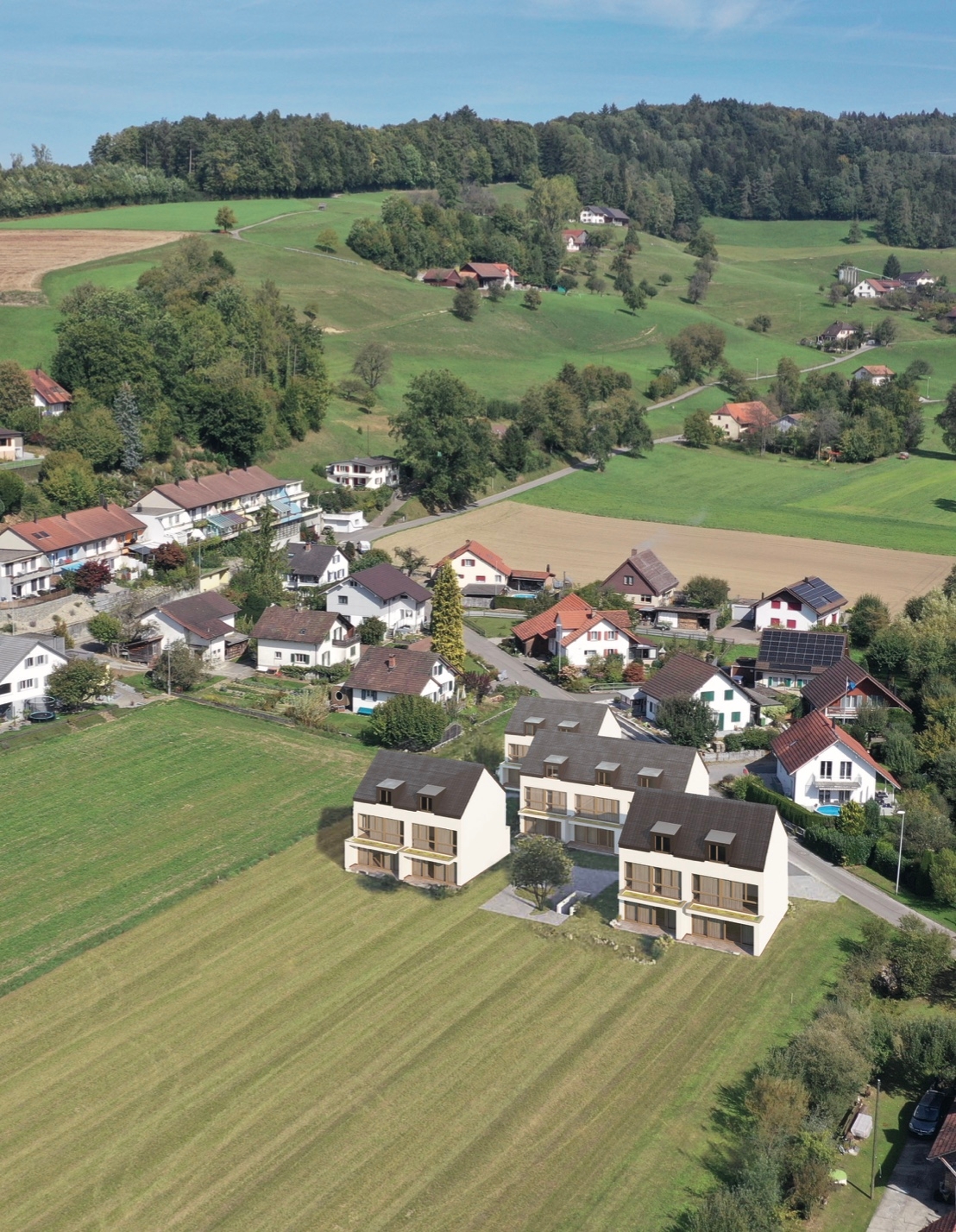 Modern 6.5 room terraced single-family house B.3 in Oberkulm AG