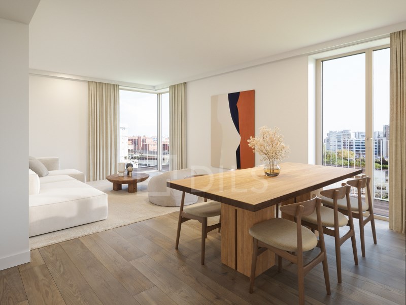 1 bedroom apartment with balcony in the new development in Campo Grande