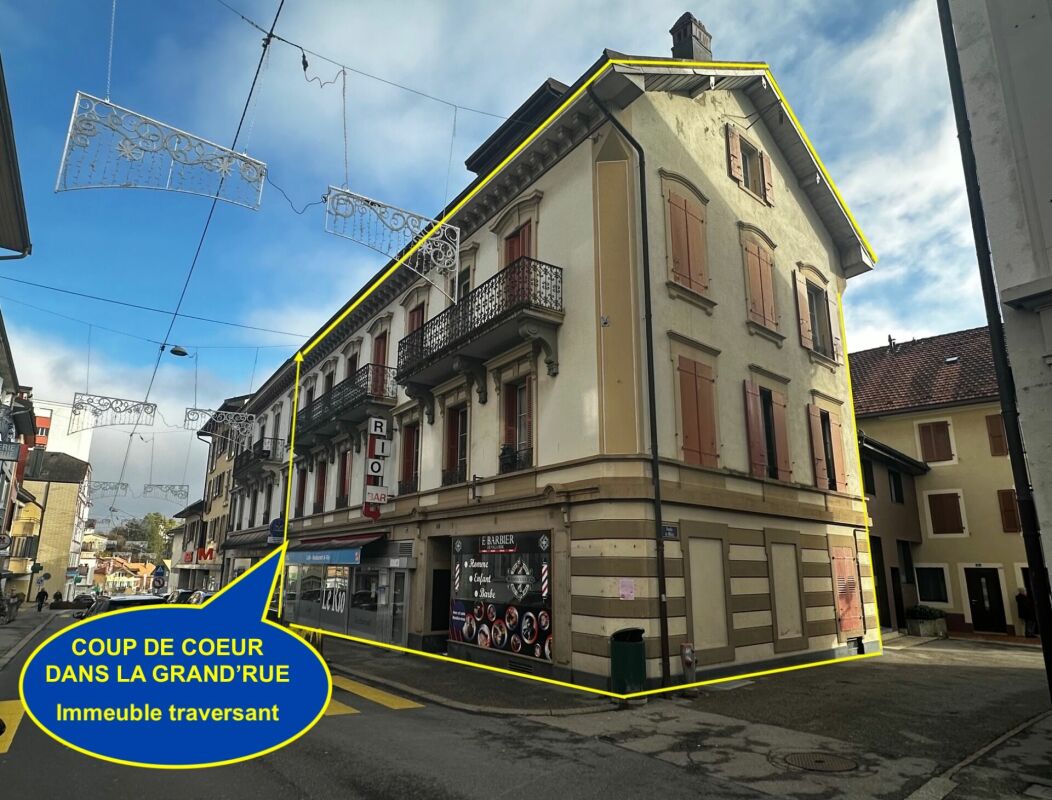 THROUGH BUILDING, 4 APARTMENTS, 1 SHOP AND 1 RESTAURANT