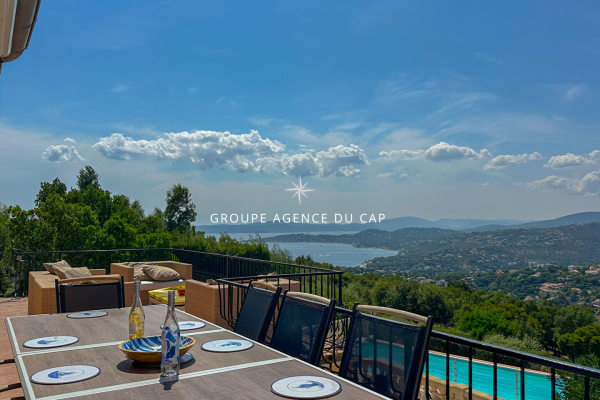 FOR SALE PROVENCAL STYLE VILLA 5 BEDROOMS SEA VIEW GULF ST-TROPEZ IN LES ISSAMBRES