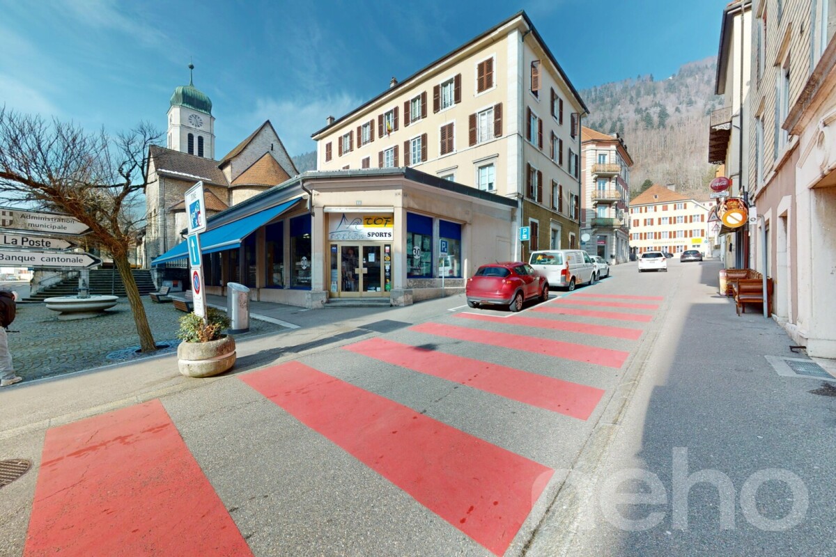 Mixed-use investment property in the heart of Saint-Imier ? High profitability