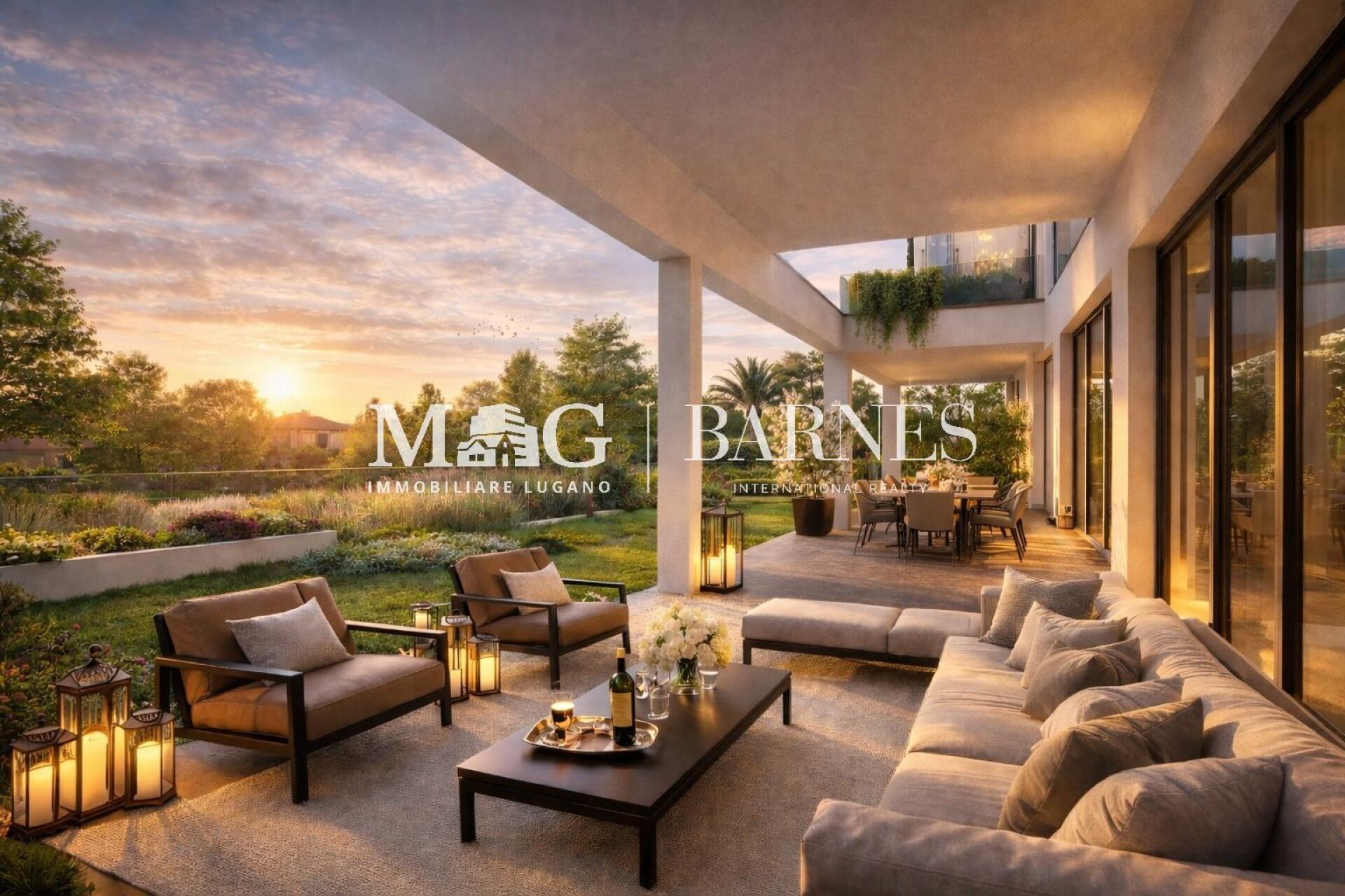 Gentilino, Collina d'Oro - New 5.5-room apartment with private garden in the Golden Hill Residence, near TASIS