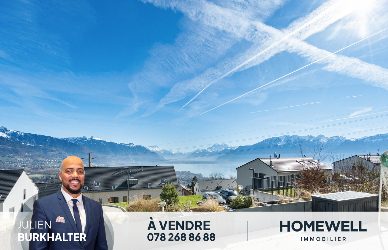 Detached villa with lake views in the heart of Jongny!