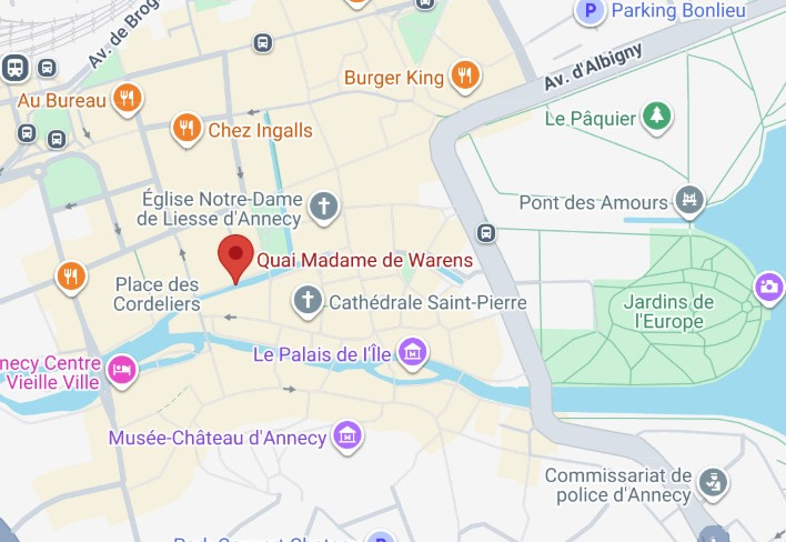 Commercial premises rented - Annecy Centre - 61m2