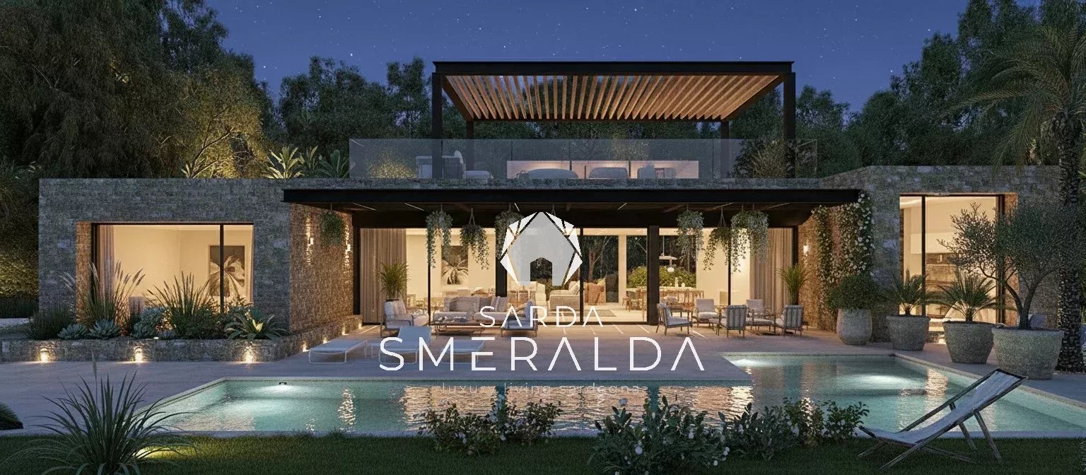 Modern Villa Project with mediterranean Charm and Sea View over the Gulf of Cannigione – Baja Sardinia