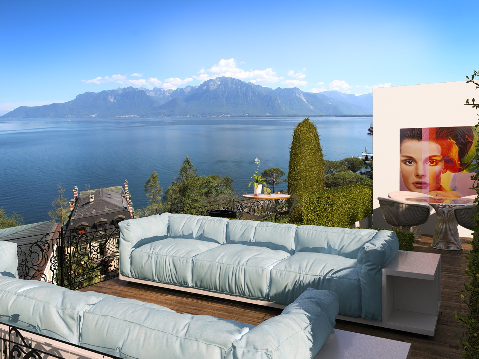 Wonderful apartment in the centre of Montreux