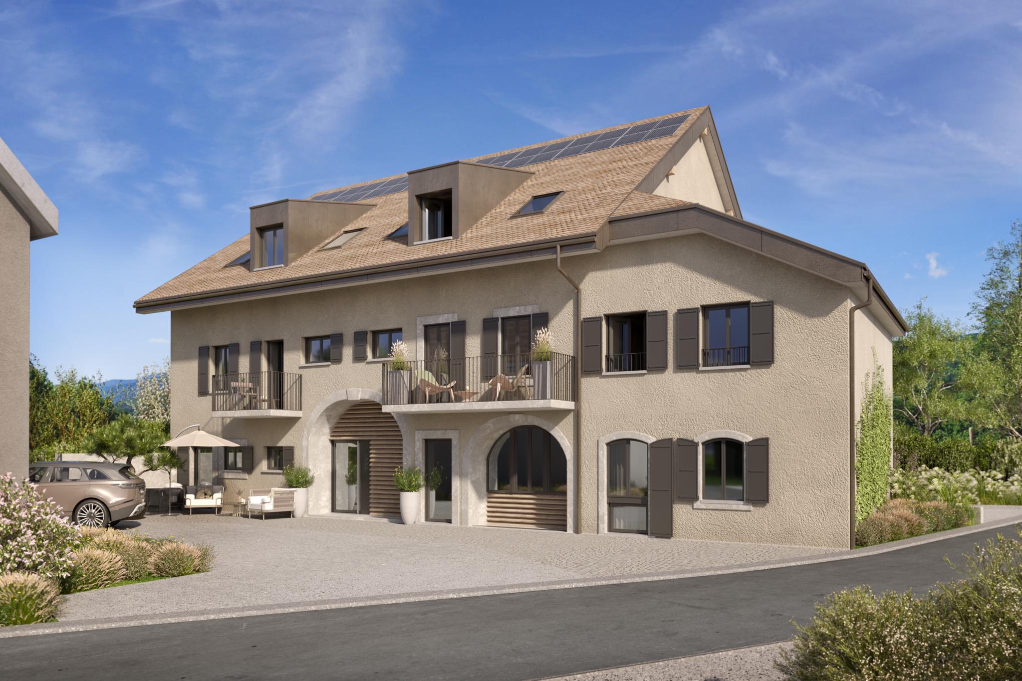 Development of 5 apartments, 1 business and 1 workshop in Bassins