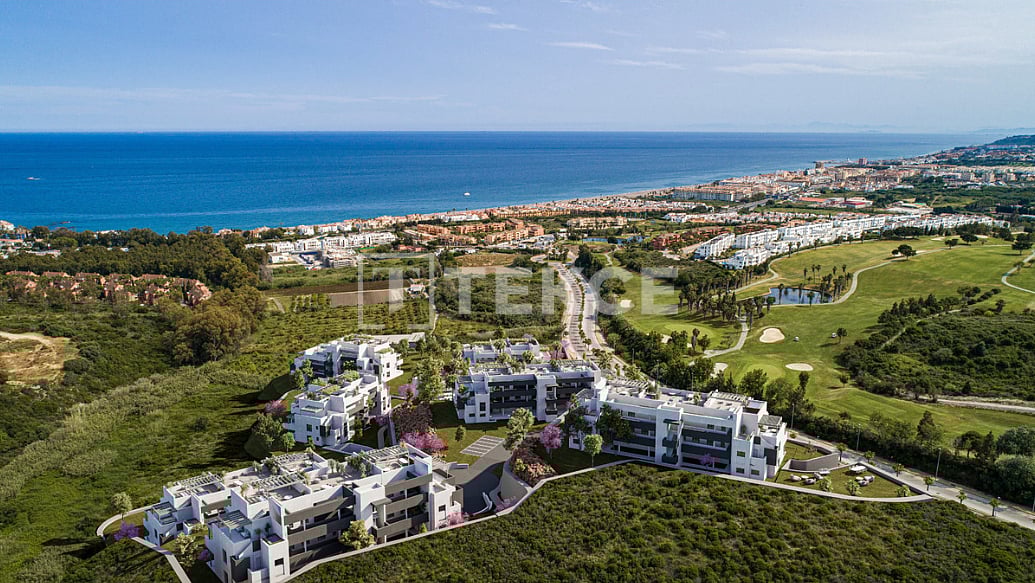 Coastal Residential Homes with Solariums and Pool in Malaga