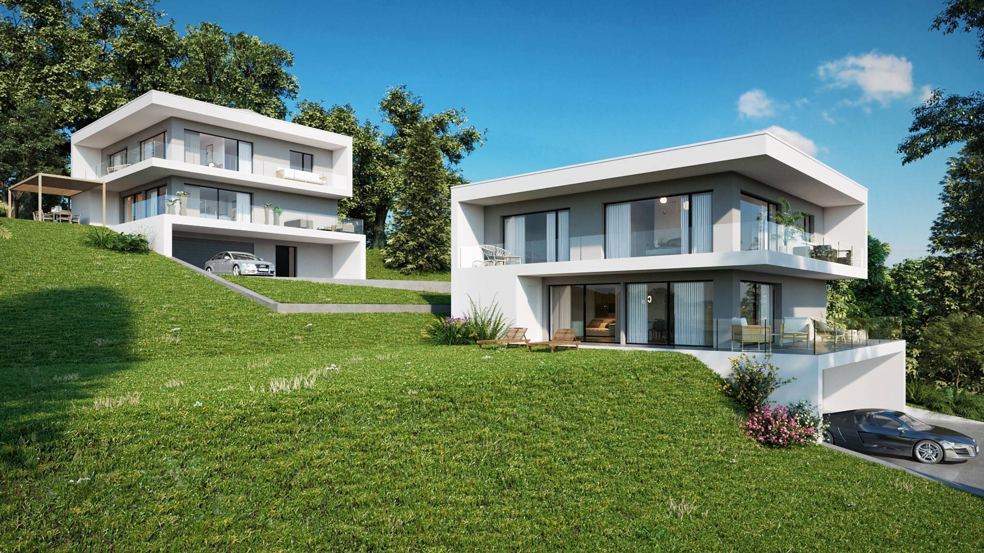 Contemporary luxury villa 6.5 p