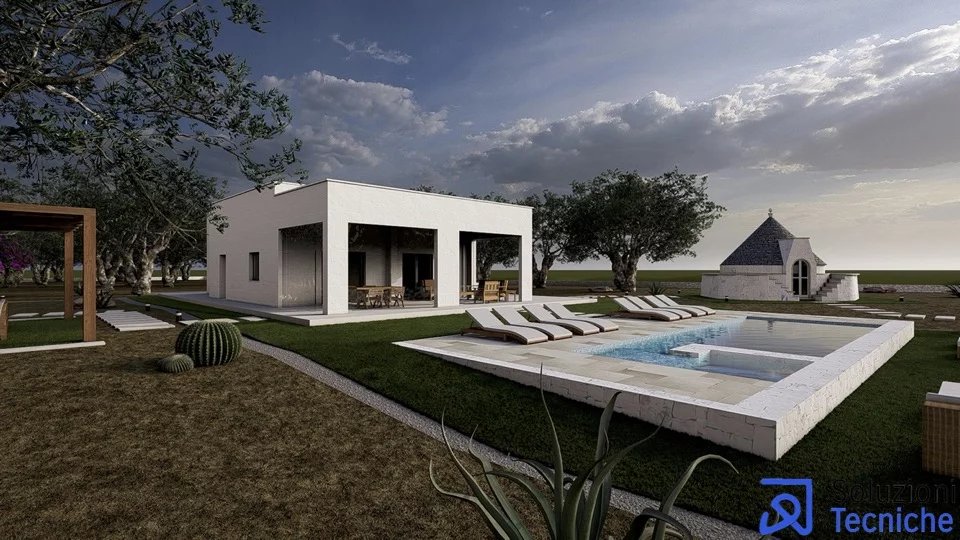 New build meets Trulli – Living in the landscape of Ostuni