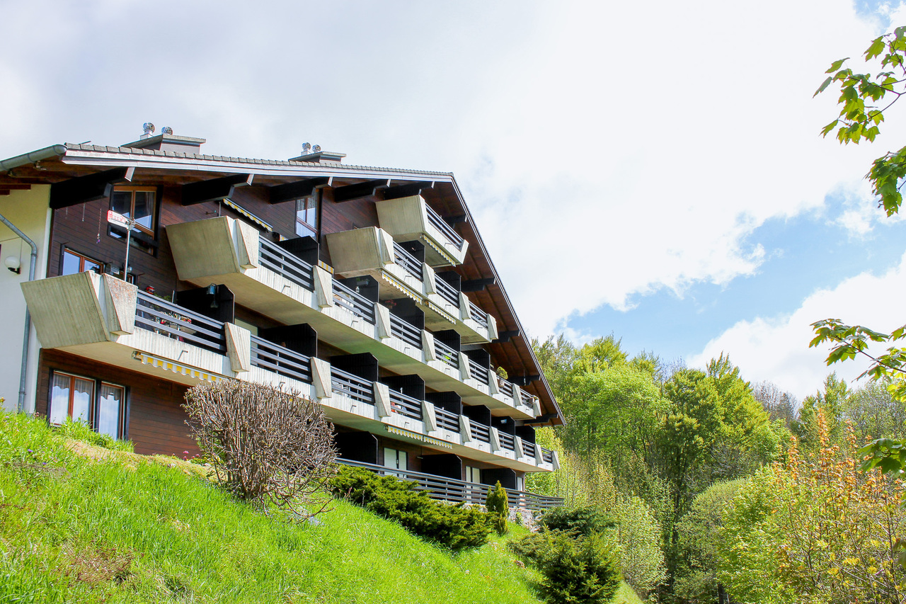 Single-storey condominium apartment of 2.5 rooms with balcony Magnificent view