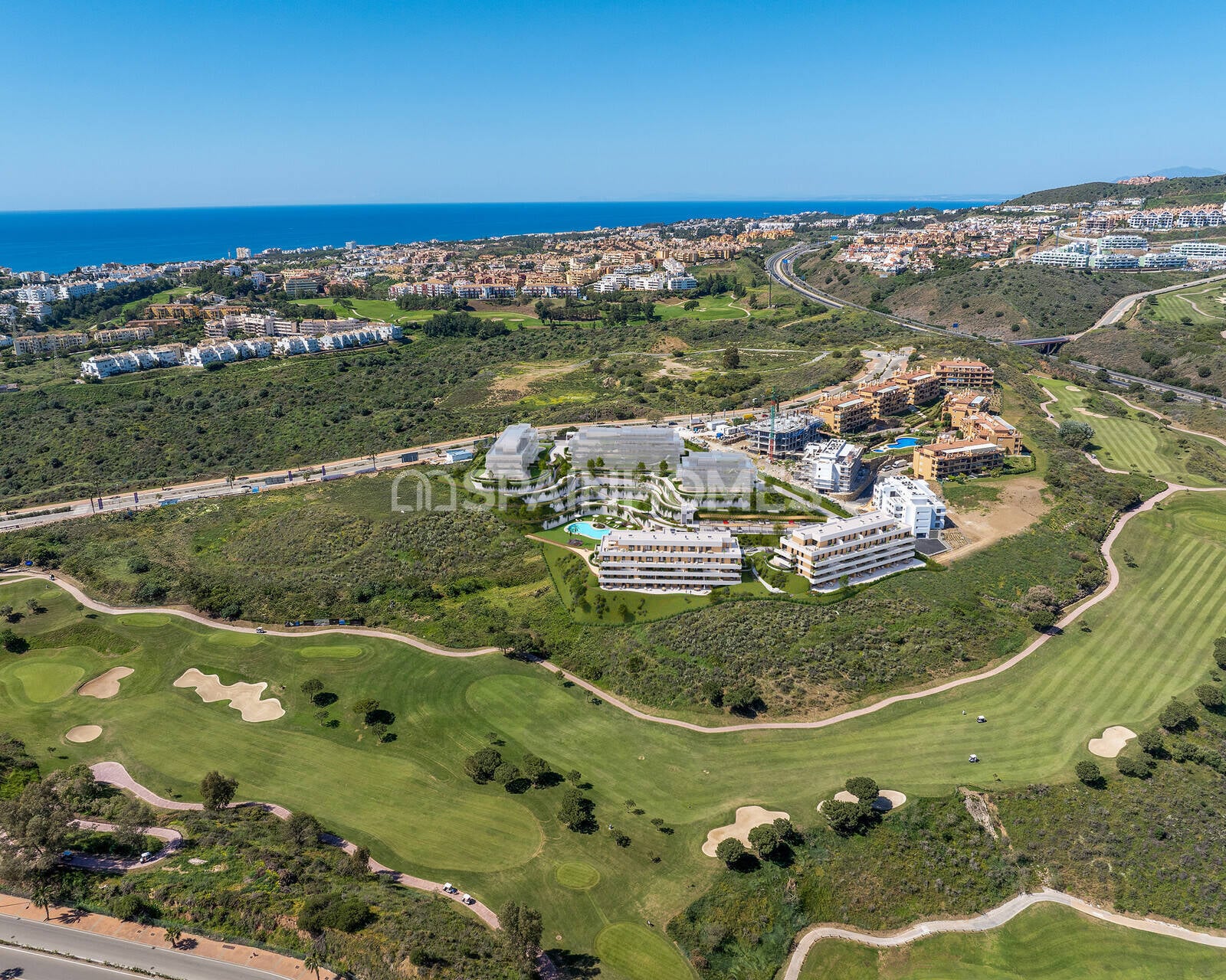 Golf Apartments in a Complex with Pool in Mijas Malaga