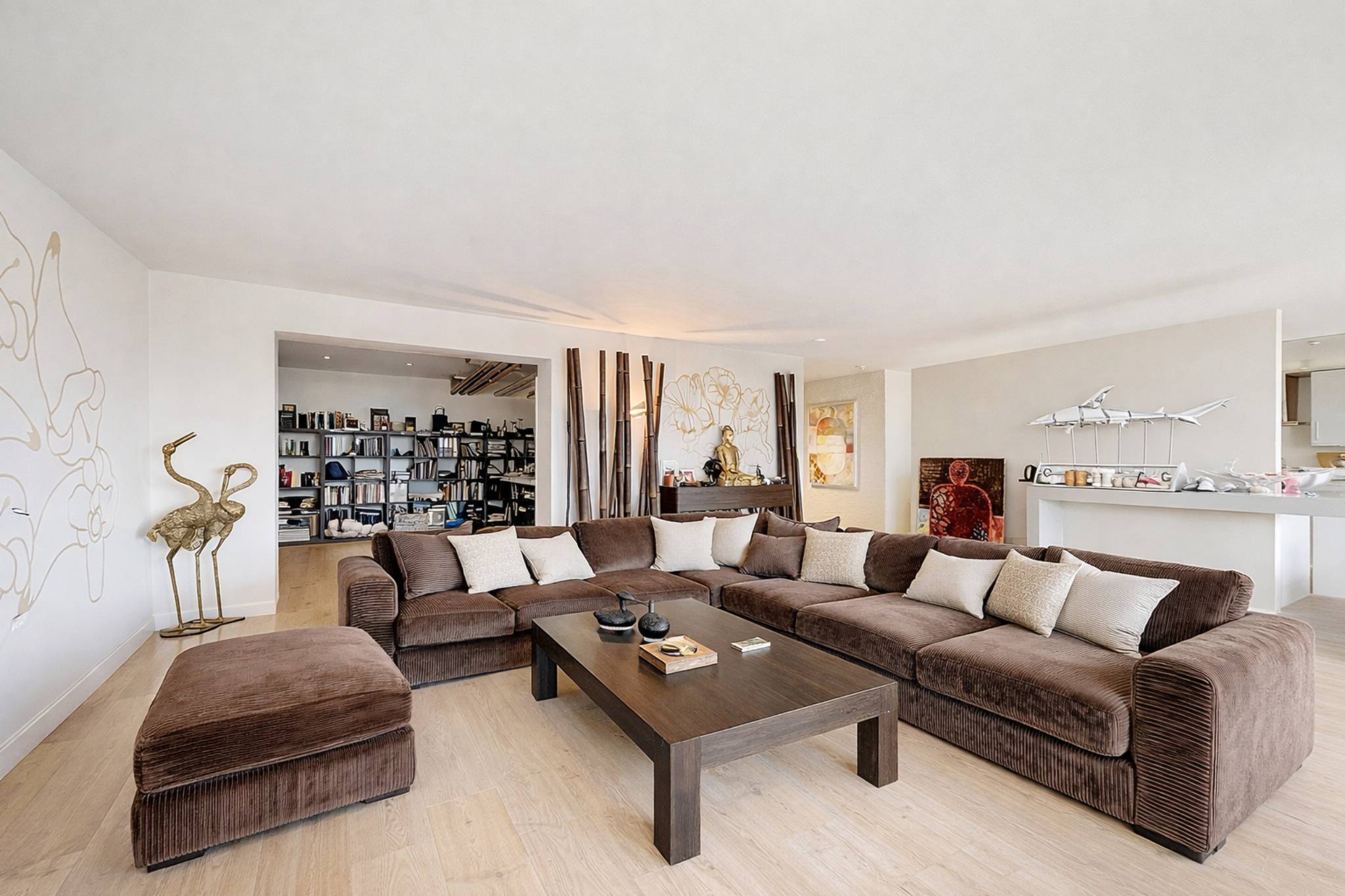 Contemporary duplex with private garden and view of the Alps in Pully Sud