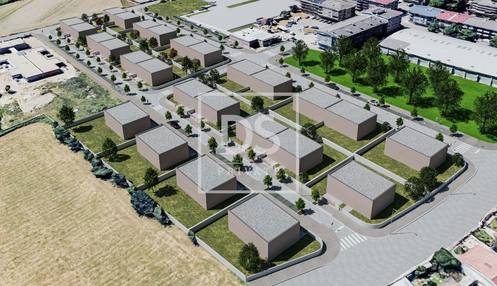 Allotment in Castêlo da Maia | Plots for Villas with 3 and 4 Fronts