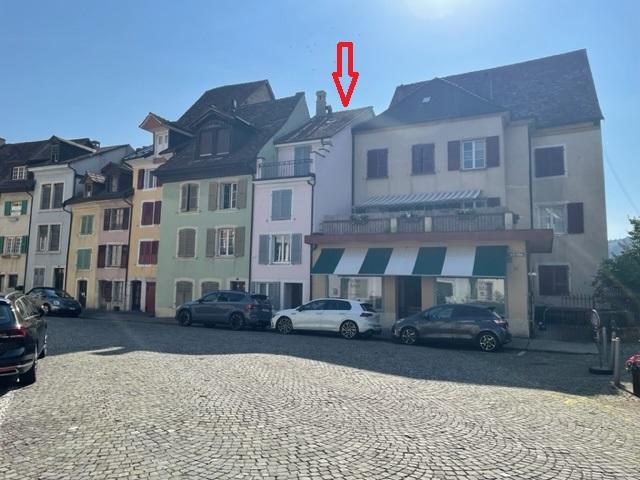 Characterful furnished apartments in the historic city center of Porrentruy, opposite the Cantonal High School