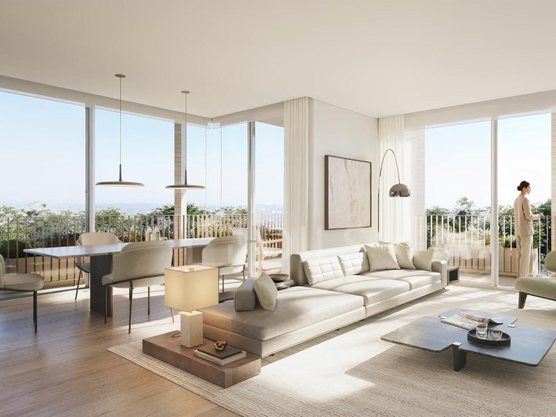 1 bedroom apartment with balcony inserted in a new development, in Porto