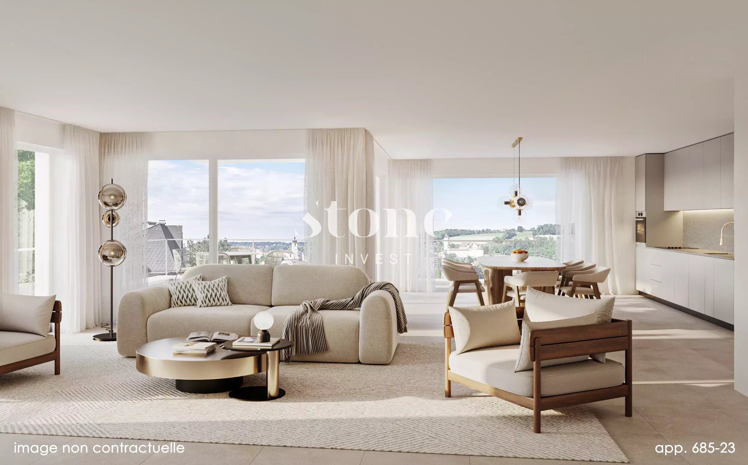 Superb attic with terrace of 60m2