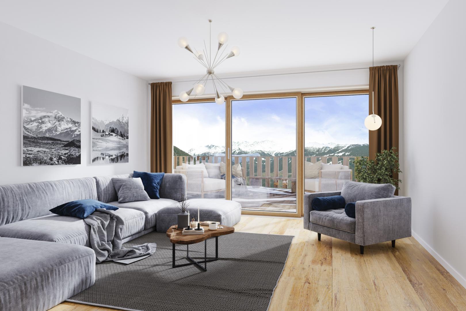 In Verbier-Village, main residence of 3.5 rooms under construction