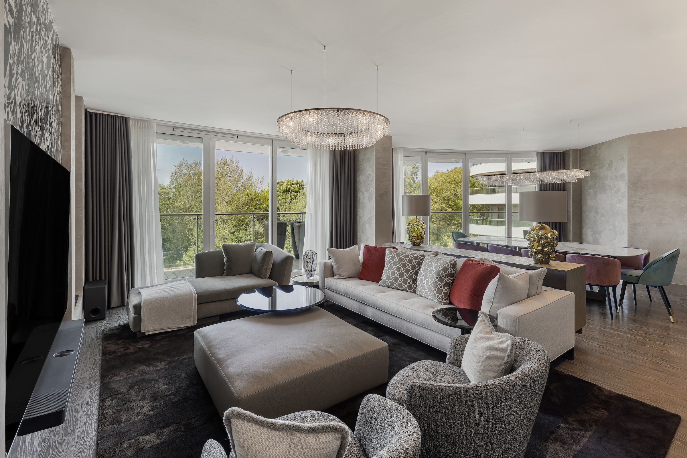 Immaculately refurbished apartment with Battersea Park views