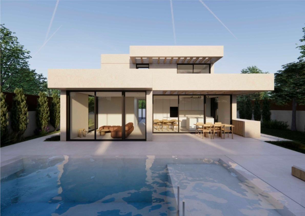 Luxury newl build villa with 4 bedrooms and sea views for sale in La Alberca, Polop.