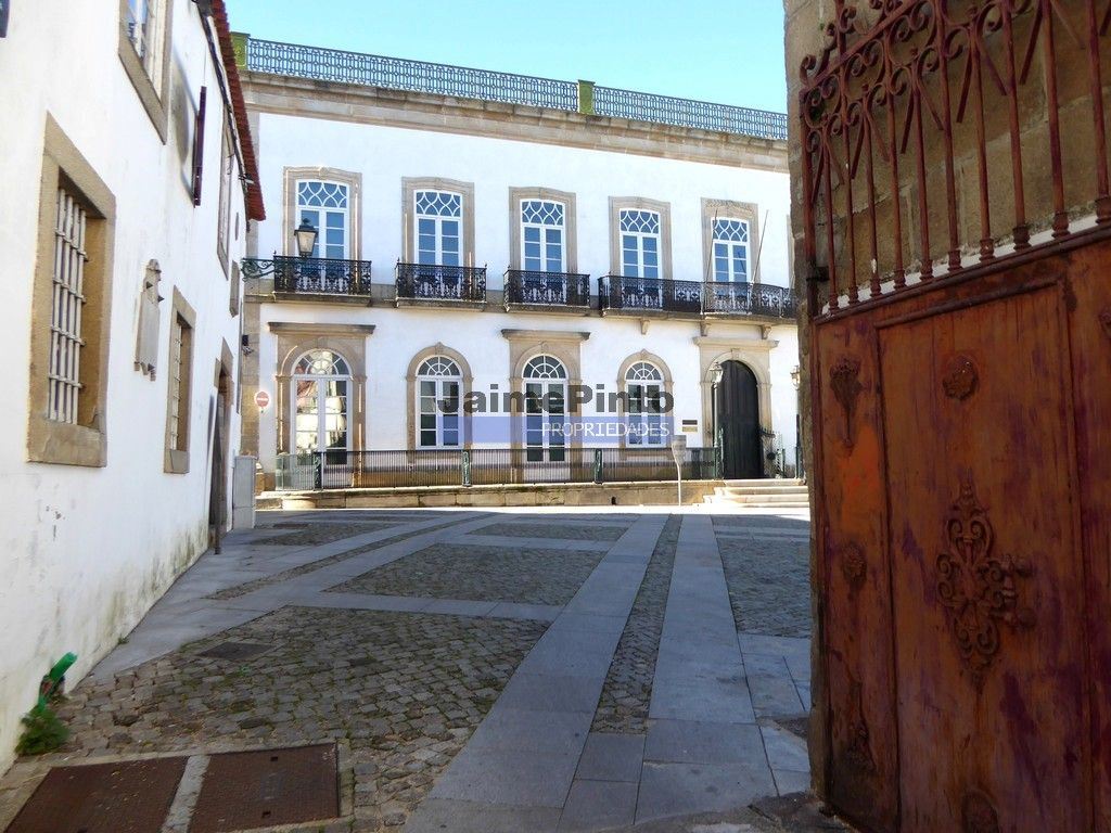 Old palatial building, historic area. Portugal, Castelo Branco.