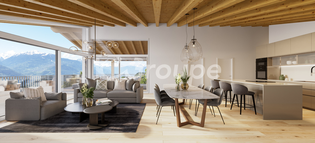 Premium apartments with 3.5 or 4.5 rooms in Savièse