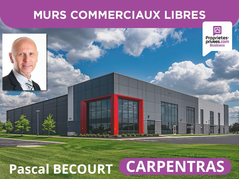 Carpentras (84200) Hangar walls, industrial premises 410 m², land of 1000m²