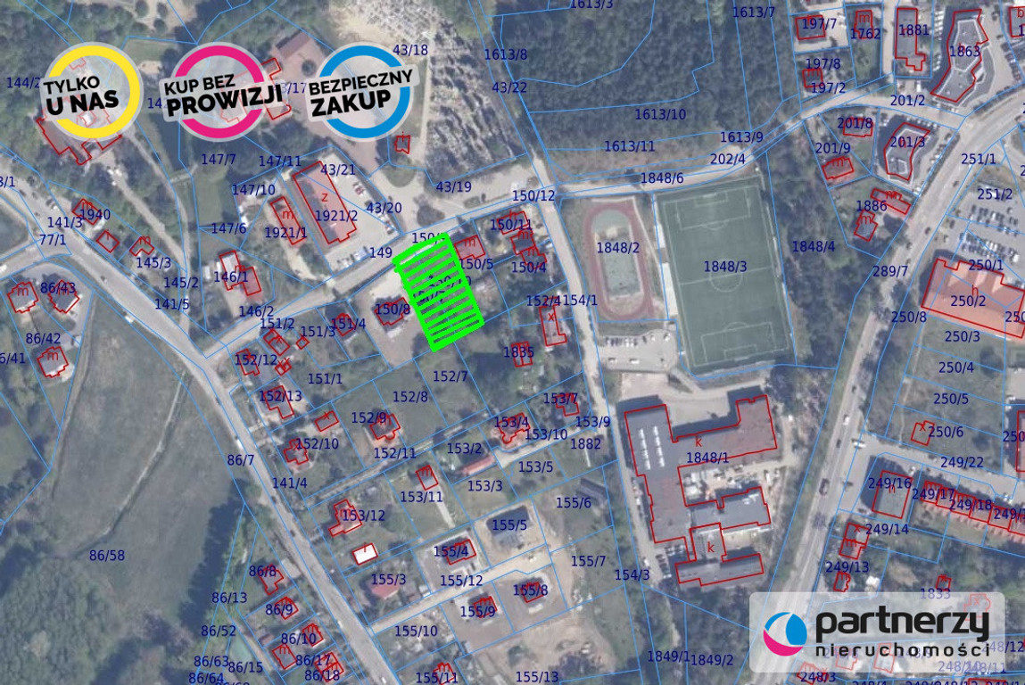 Land Plot for sale, pomorskie gdański , Jana Pawła Ii (Straszyn, Poland)