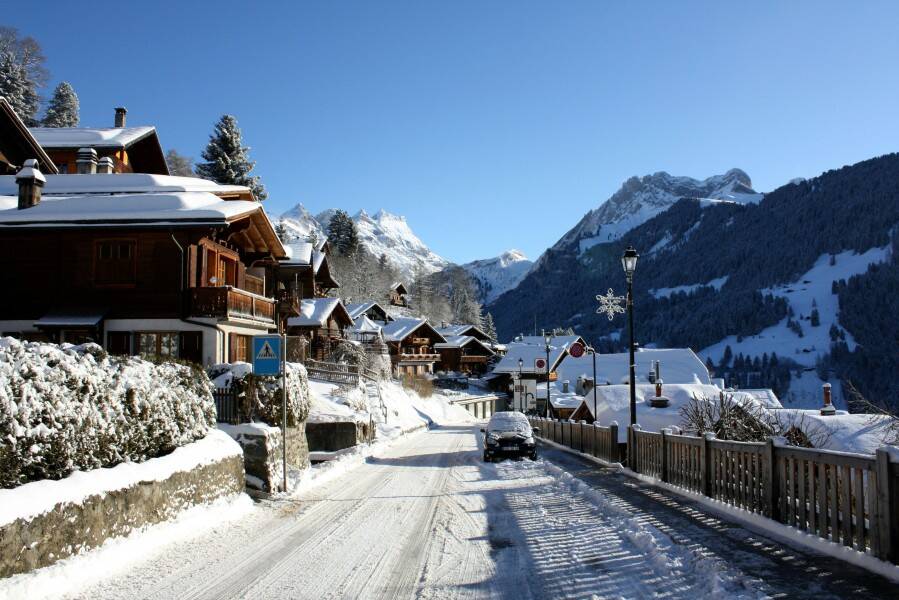 Building plots with panoramic views in Gryon