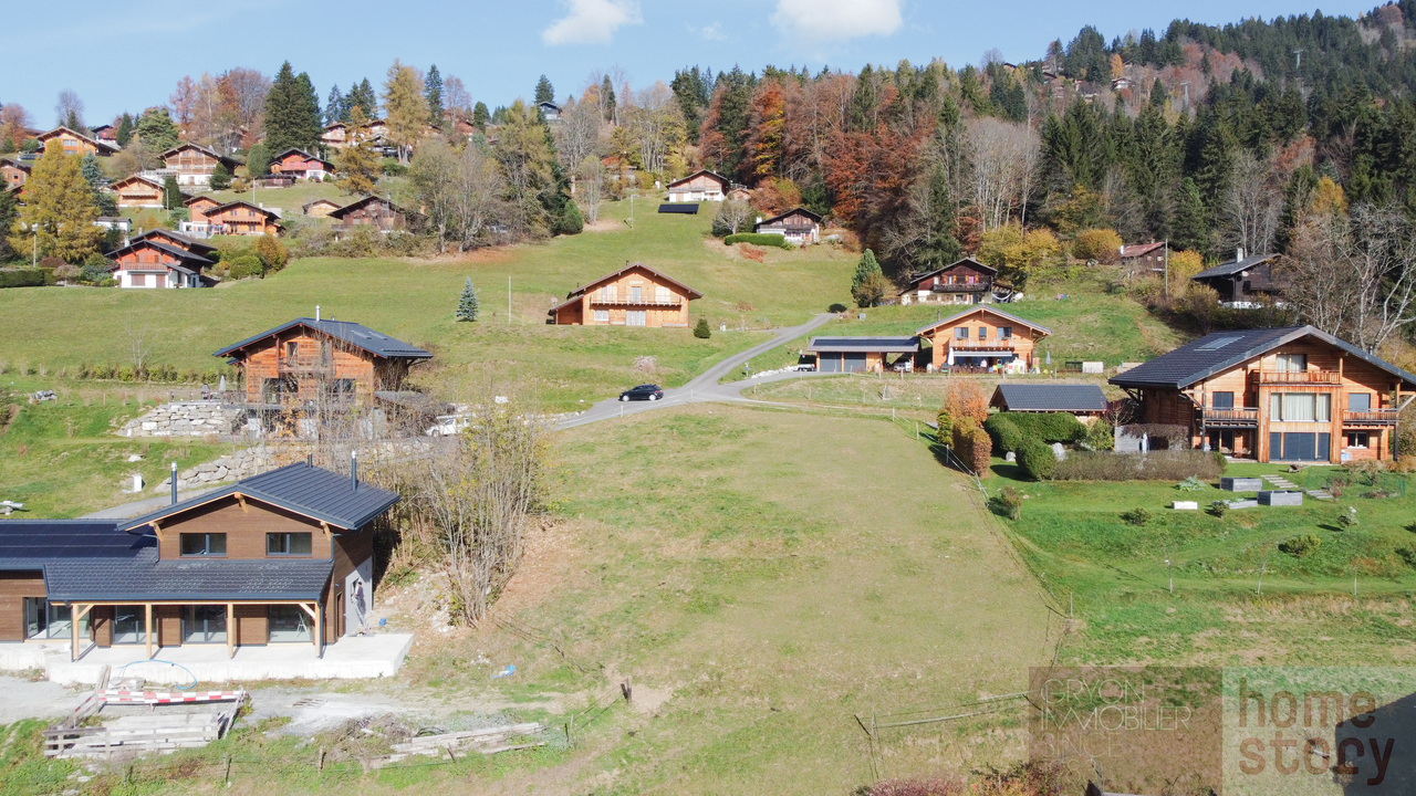 Land in Gryon with permit for cottage as main residence