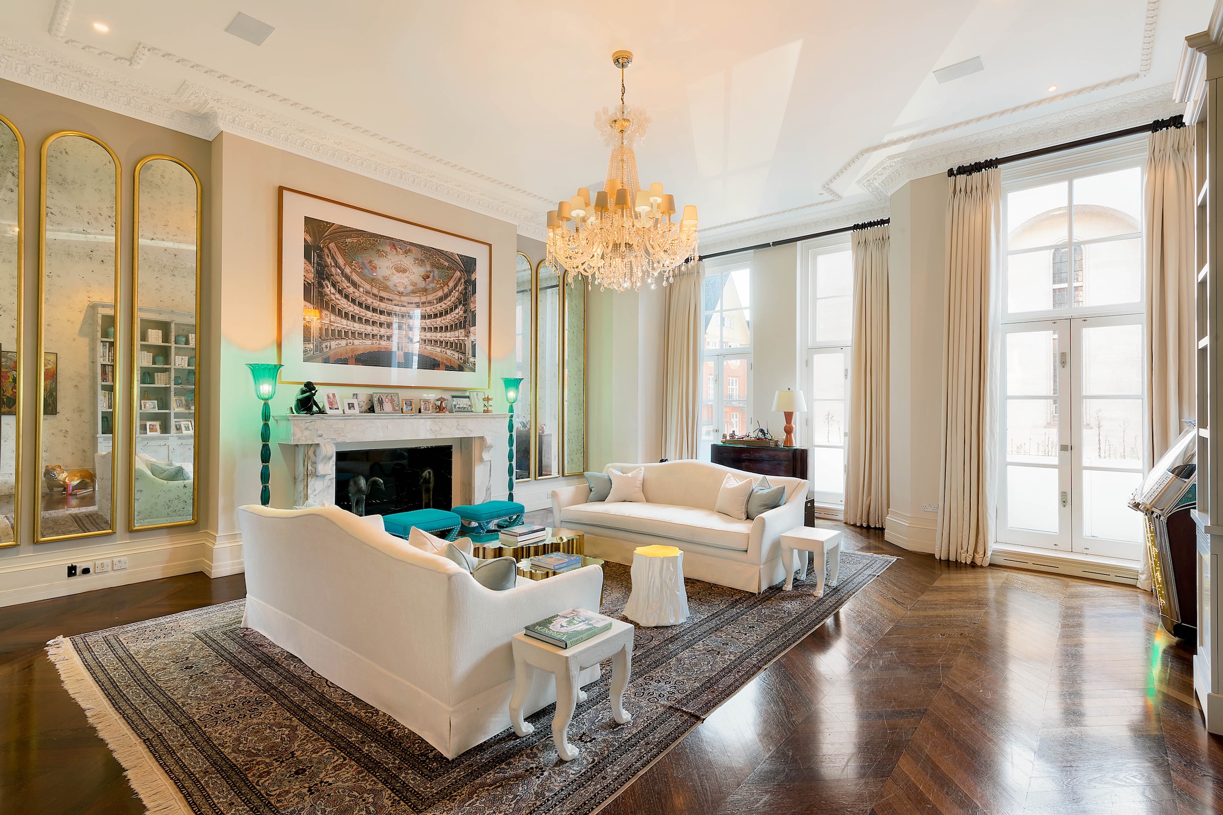 Beautiful Five-Bedroom Knightsbridge Home with Spa, Cinema and Multiple Terraces