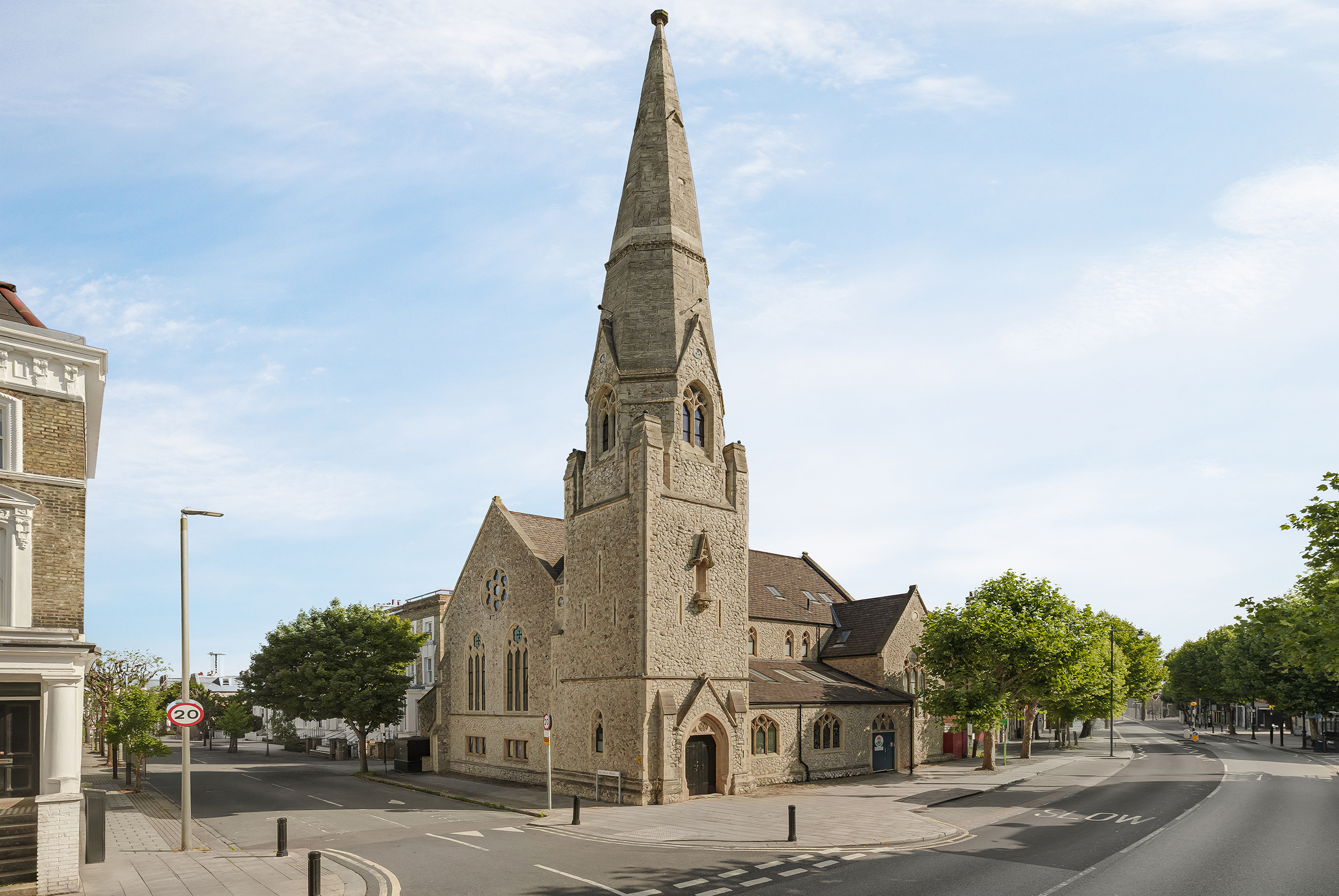 Unique Three-Bedroom Church Conversion Duplex in Battersea