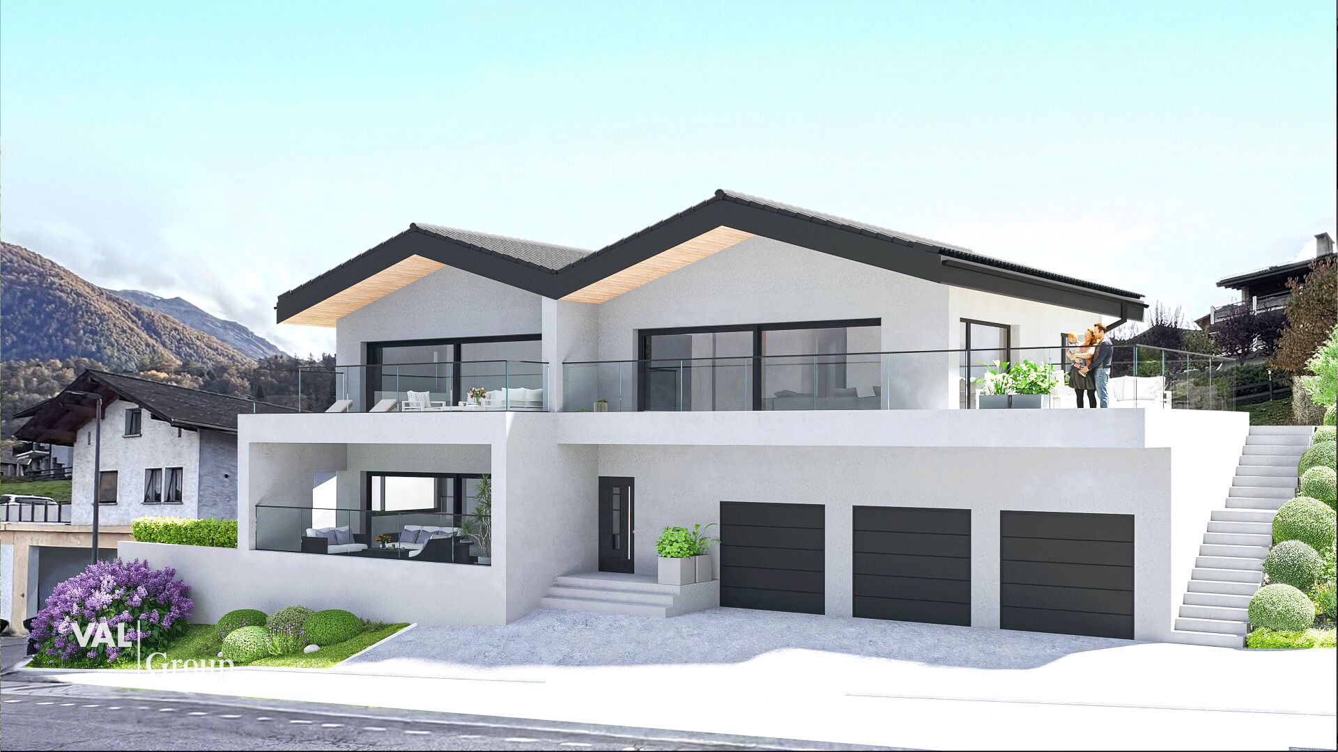 Plot of land ideally located for project of 3 apartments, permitted in force